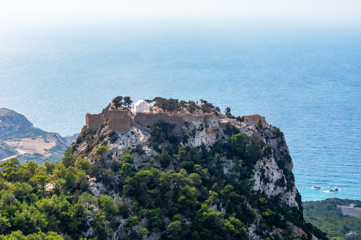 Hrad Monolithos, ostrov Rhodos Hrad Monolithos, ostrov Rhodos