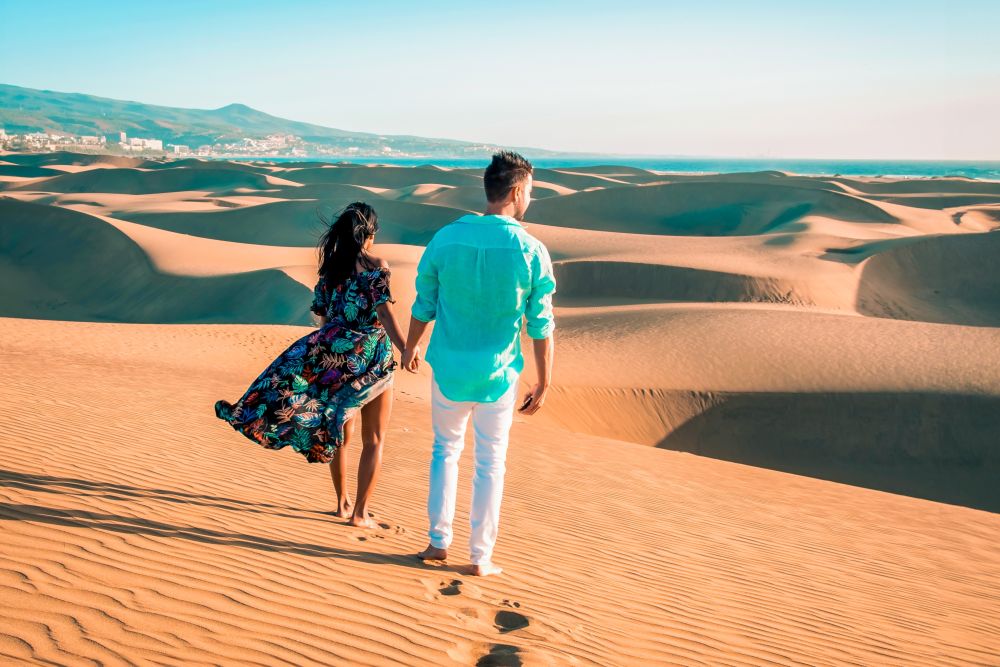 Duny u pláže Maspalomas