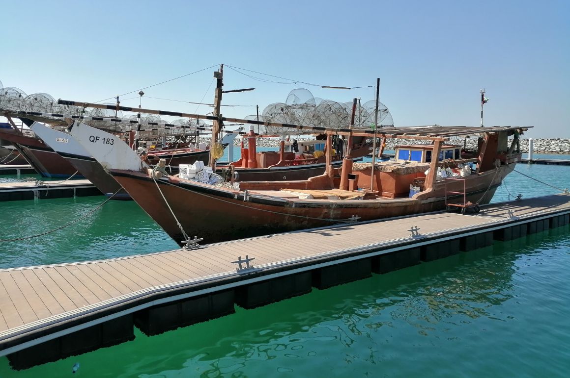 Tradiční rybářské lodě, Umm Al Quwain, Spojené arabské emiráty
