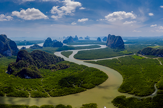 Aerial panorama