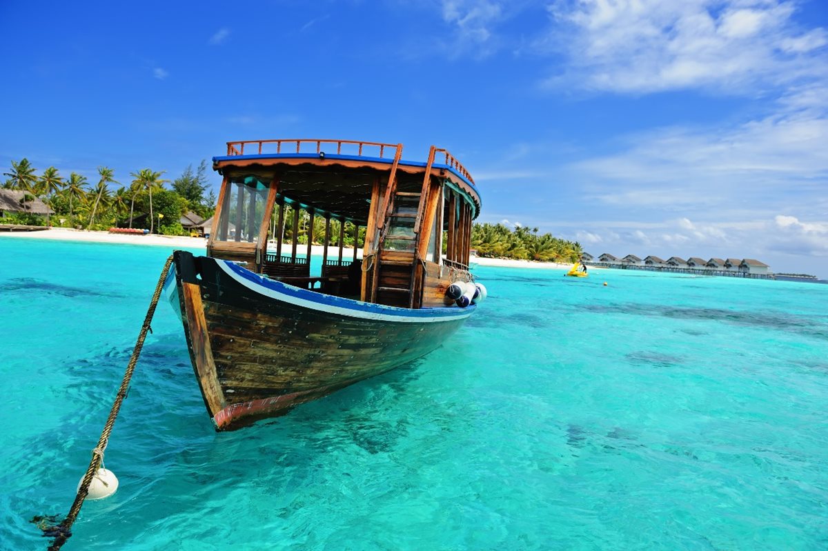Tradiční maledivská loď dhoni