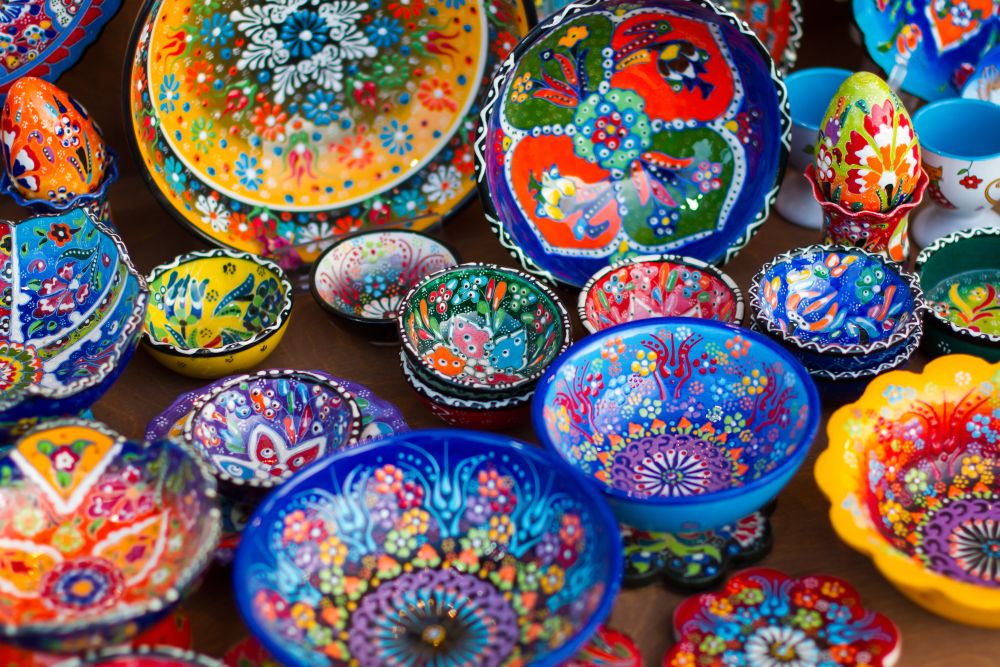 Řecký trh s keramikou