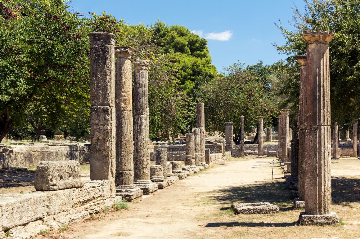 Archeologické naleziště v Olympii, Peloponés
