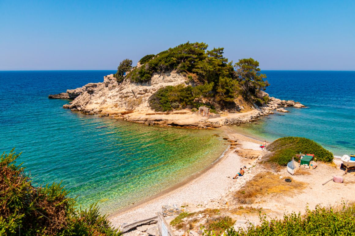 Pláž Kokkari, Samos