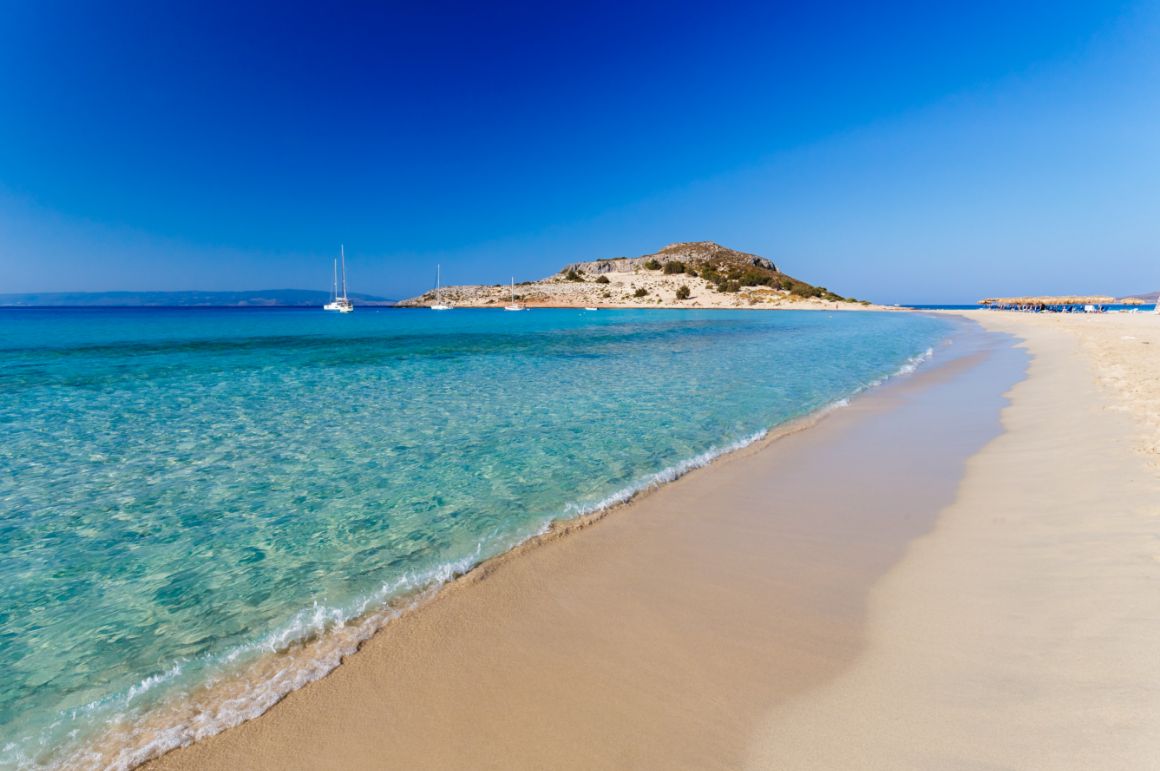 Pláž Simos, ostrov Elafonissi