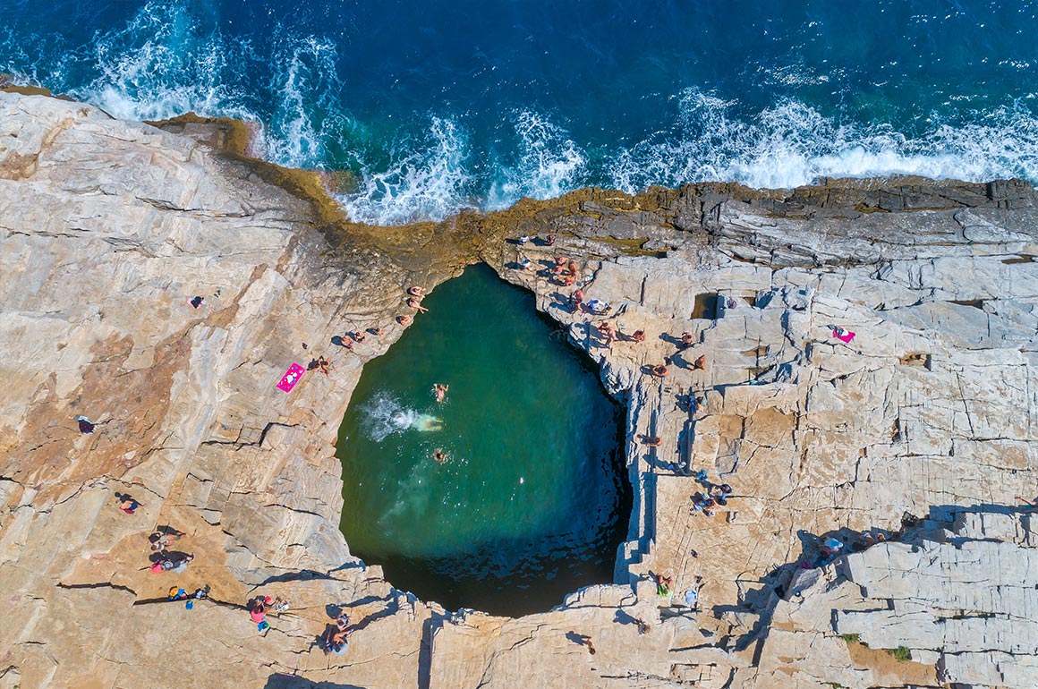 Laguna Giola, Thassos, Řecko