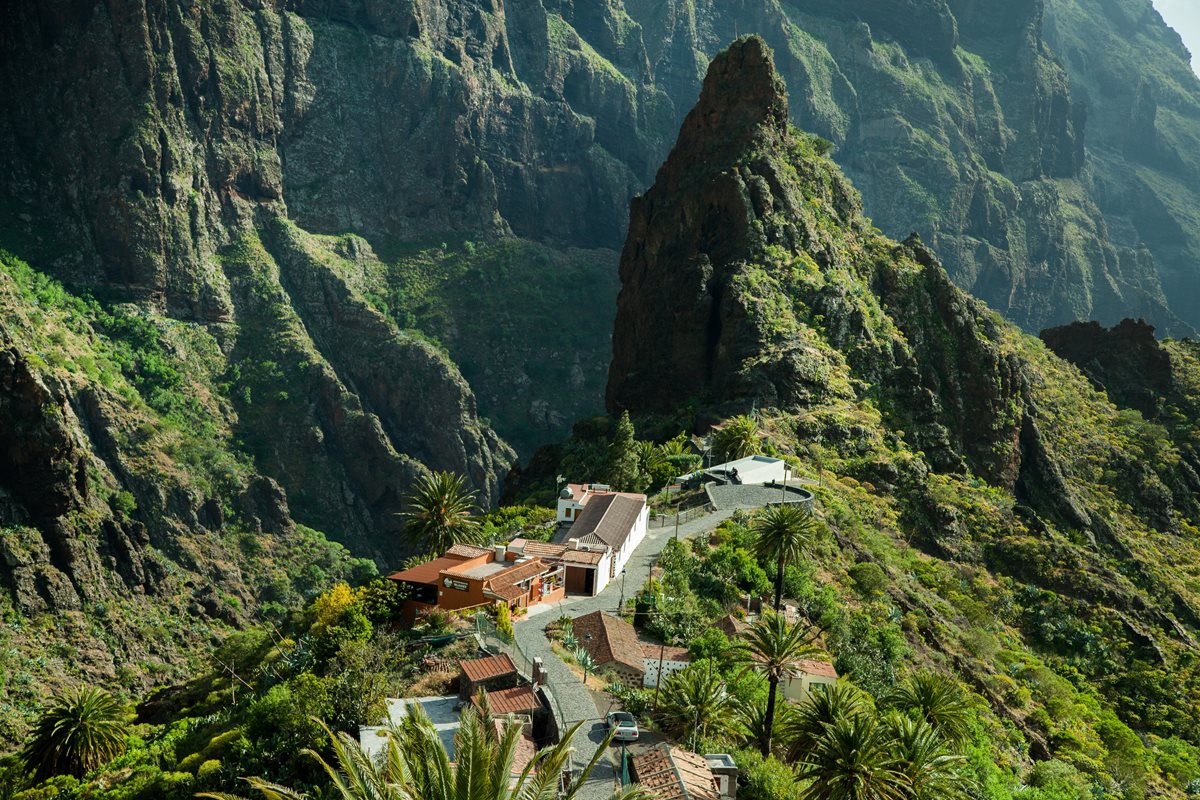 Vnitrozemí ostrova Tenerife, Španělsko