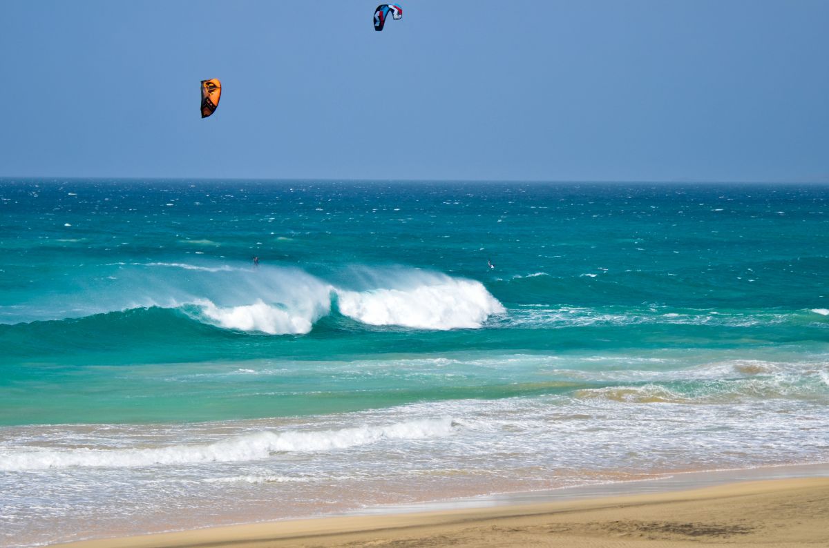 Kitesurfing, Sal, Kapverdské ostrovy