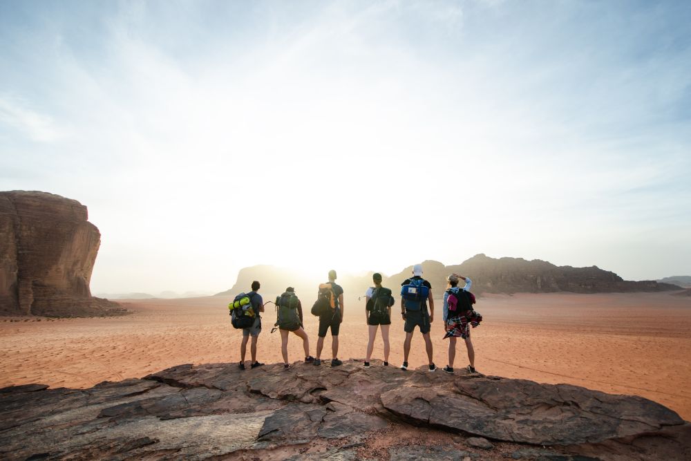 Poušť Wadi Rum, Jordánsko