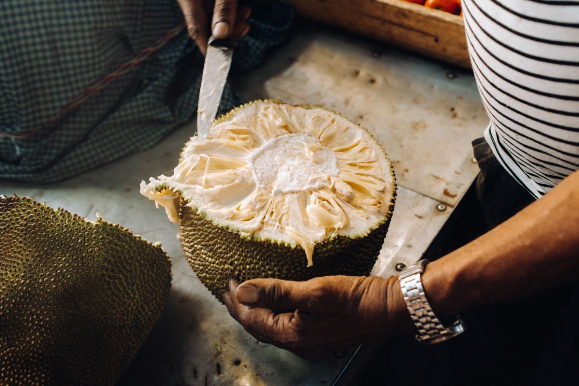 Ovoce na trhu v Port Louis, Mauricius