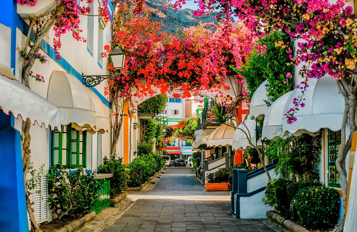 Puerto de Mogan, Gran Canaria, Španělsko