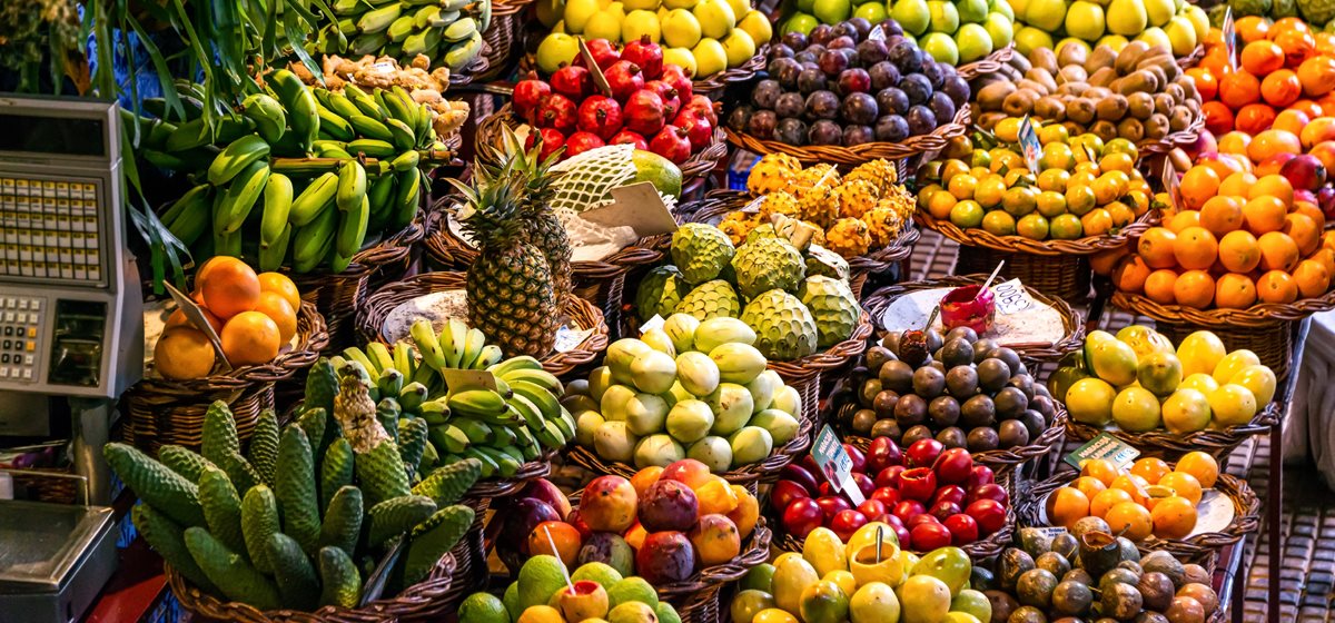 Ovocný trh ve Funchalu
