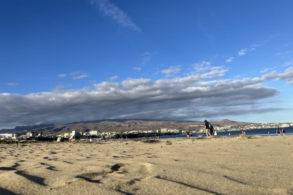 Pláž Playa del Inglés, Gran Canaria, autor: Pavla Jelínková
