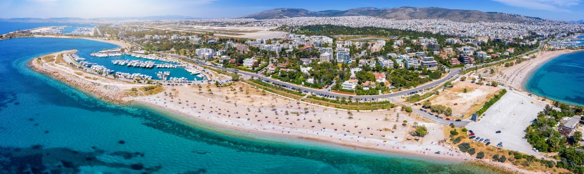 Pláž Glyfada, Atény, Řecko
