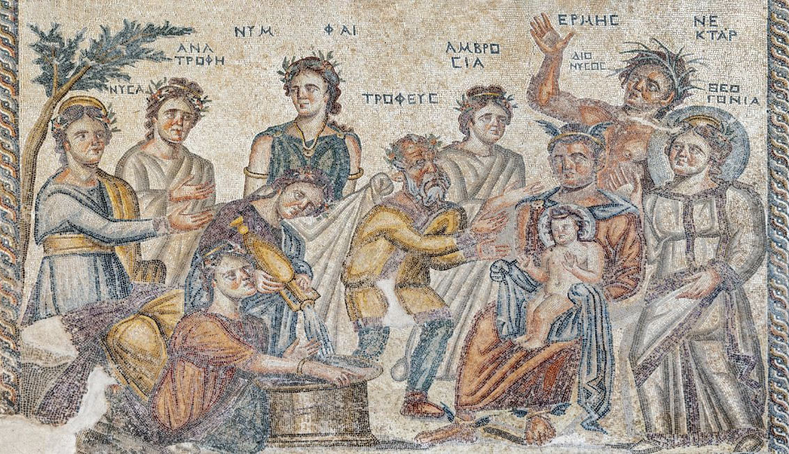 Mozaika z naleziště v Paphosu