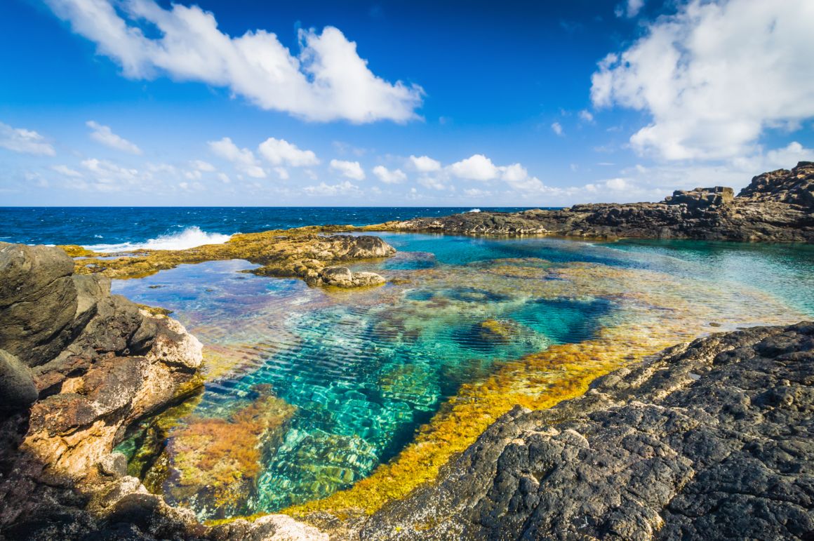 Přírodní jezírko, Lanzarote