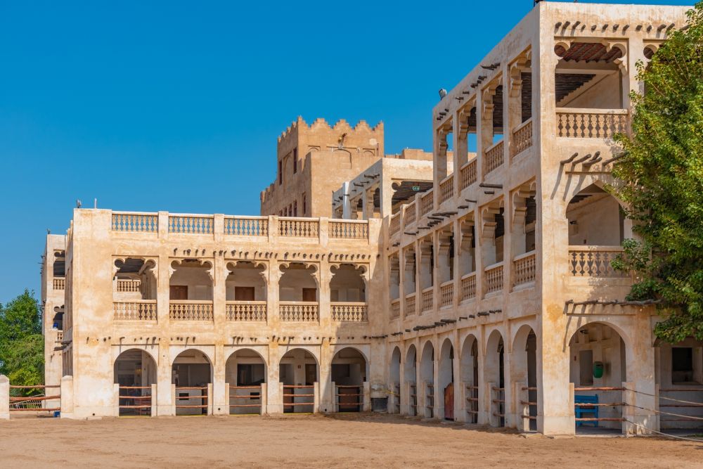 Stáje v Souq Waqif, Katar Stáje v Souq Waqif, Katar