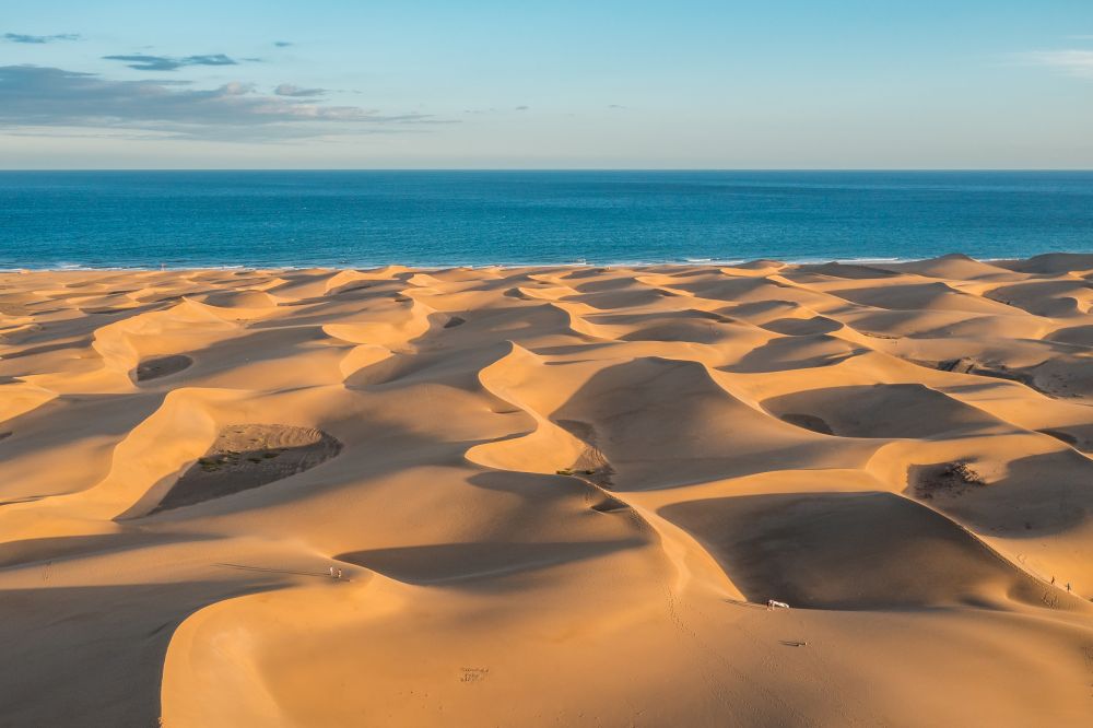 Písečné duny v Maspalomas, Gran Canaria