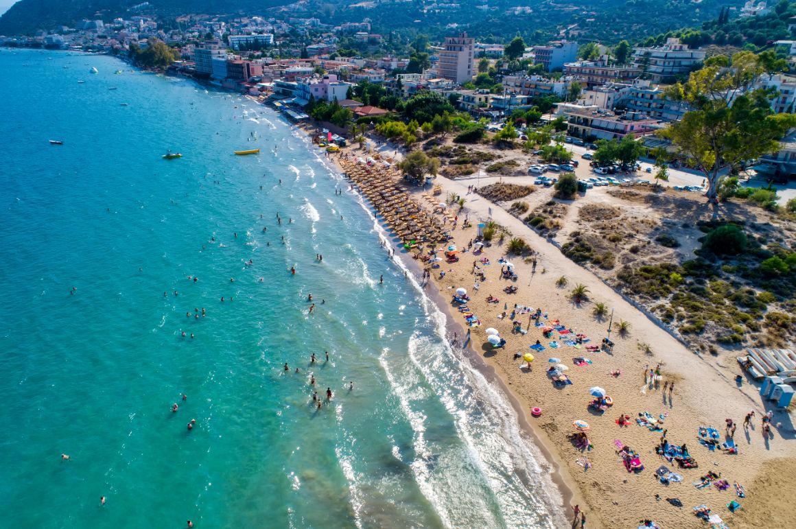 Pláž Psili Ammos, Tolo, Peloponés