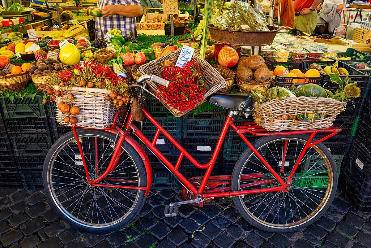 Tržnice Campo di Fiori v Římě