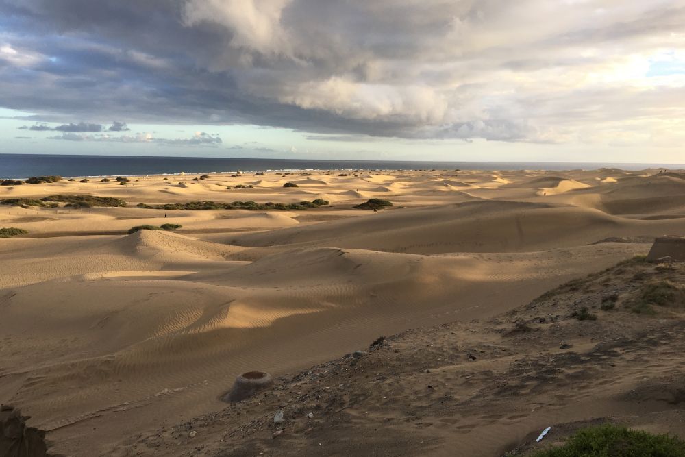 Podvečer v dunách Maspalomas, autor: Pavla Jelínková