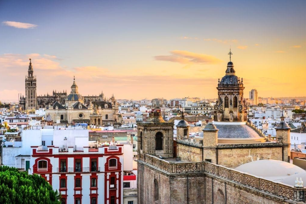 Výhled na město Sevilla