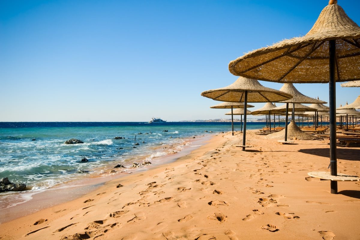 Pláž v Sharm El Sheikh