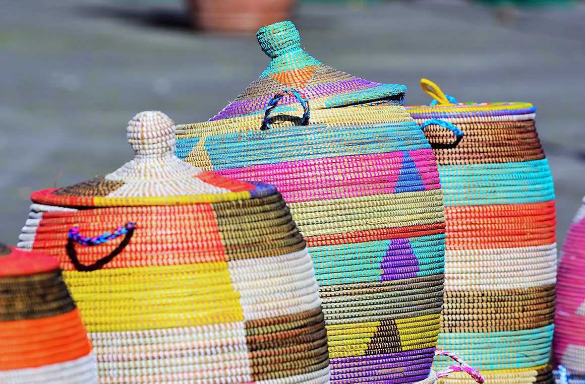 Košíky z mořské trávy, Senegal