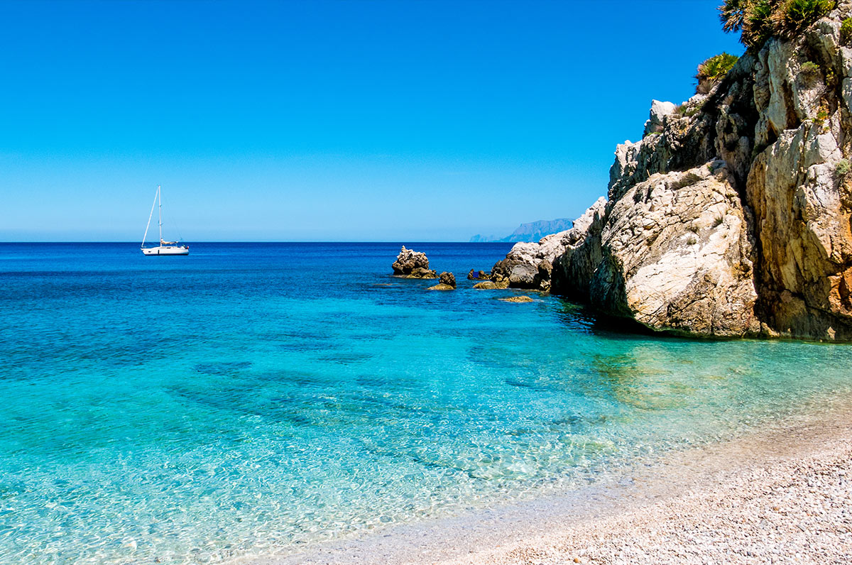 San Vito lo Capo, Trapani, Sicílie, Itálie