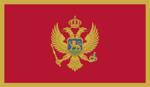 vlajka Černá Hora
