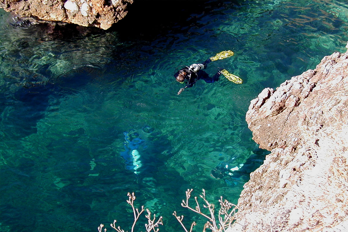 Potápění na Sicílii